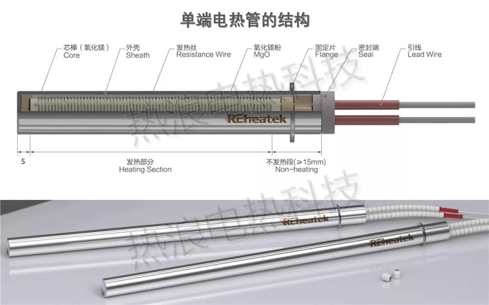 單頭電加熱管內部結構